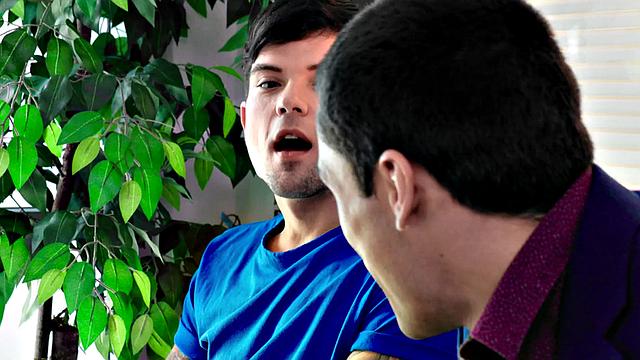 Rimming stud fucks his partner in hairy asshole