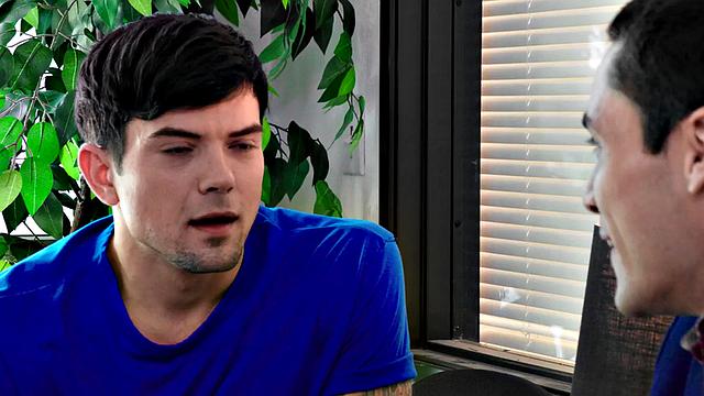 Rimming stud fucks his partner in hairy asshole