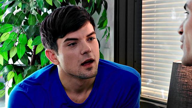 Rimming stud fucks his partner in hairy asshole