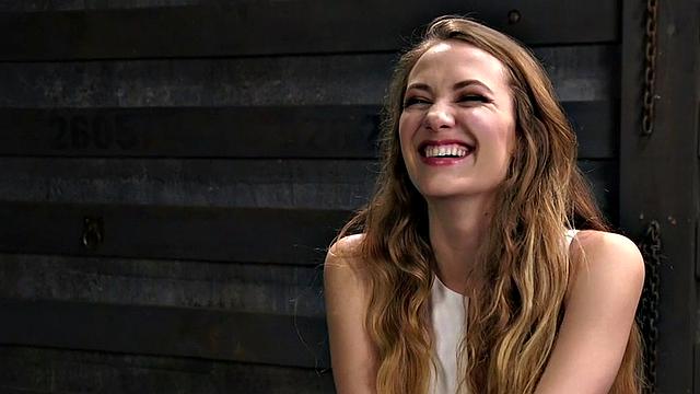 BDSM submissive babe slapped and hard fucked by cock