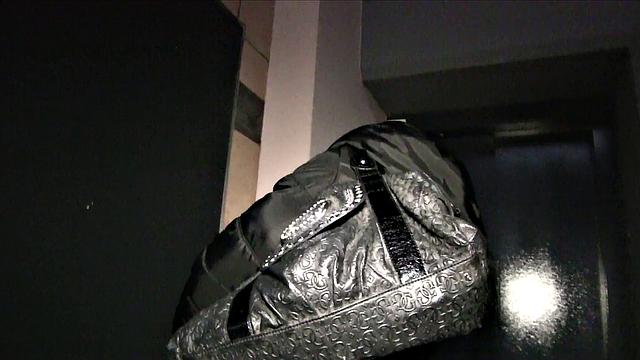 Naughty Brunette Gets Her Tit Stuffed & Fucked In Public