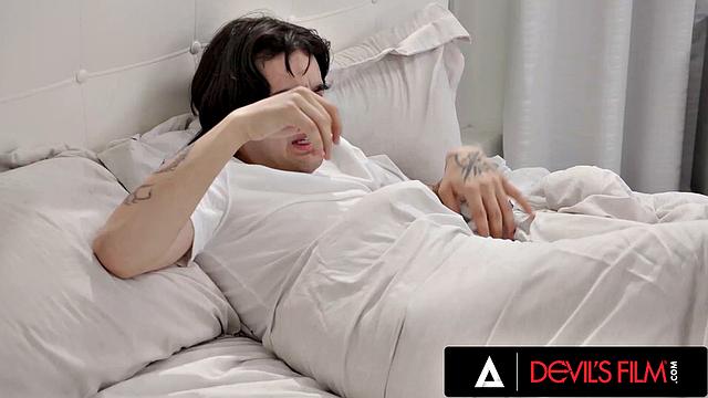 DEVILS FILM - Naughty Stepmom Annie King Fucks Her Stepson To Help Him Less Often
