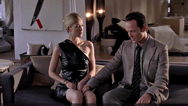 Rosamund Pike in see-through bra