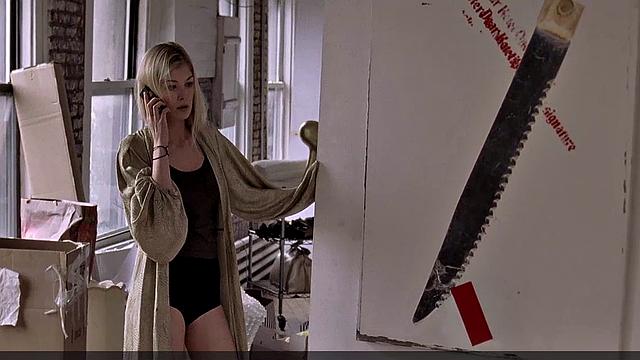 Rosamund Pike in see-through bra