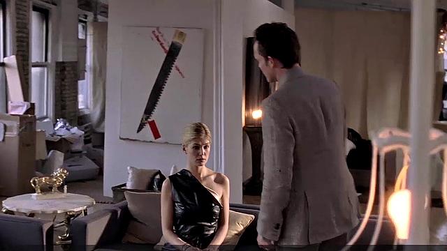 Rosamund Pike in see-through bra