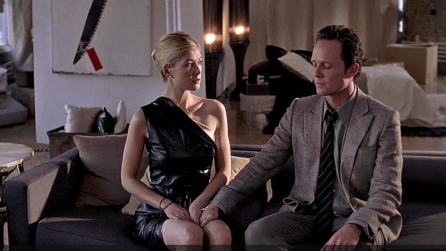 Rosamund Pike in see-through bra