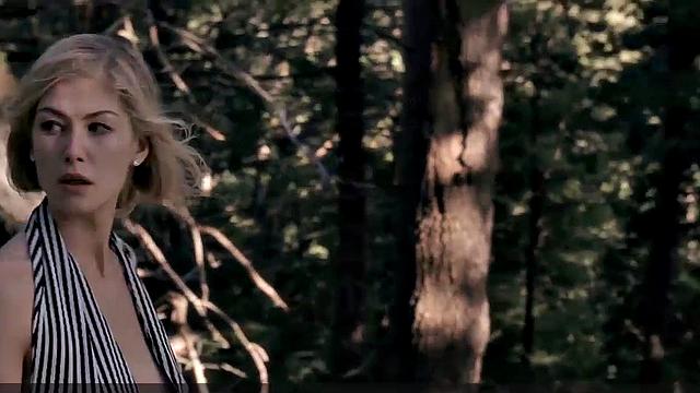 Rosamund Pike in see-through bra