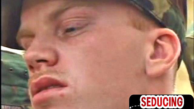 Straight military guys sucked by gay