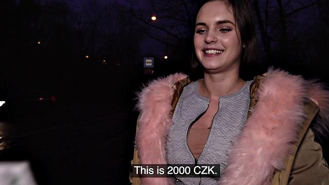 POV busty babe4cash closeup sucks n rides BWC after casting