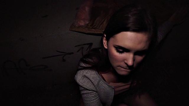 POV busty babe4cash closeup sucks n rides BWC after casting