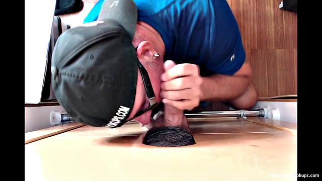 Morning Gloryhole Suck and Bang