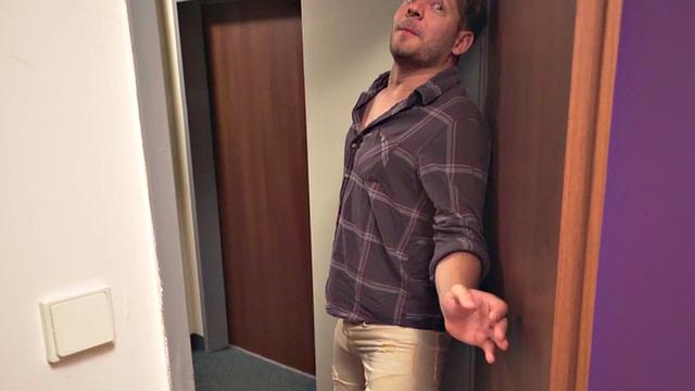 Petite teen and redhead MILF same time fucked in hostel