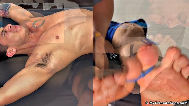 Caleb's Ticklish Feet - Caleb