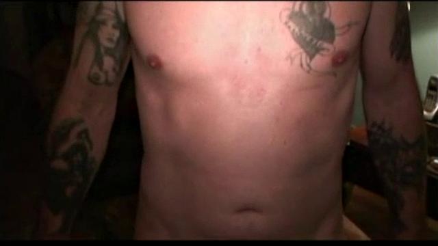 Third session showcasing Ed's big cock after seven months in jailhouse