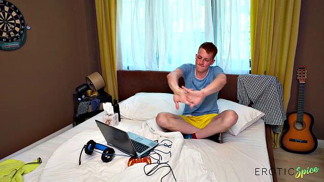 Paramedic helps a teen with his erection