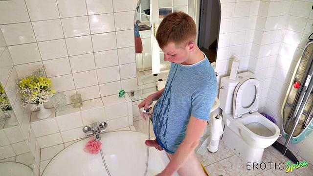 Paramedic helps a teen with his erection