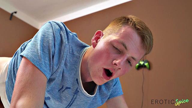 Paramedic helps a teen with his erection