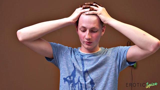 Paramedic helps a teen with his erection