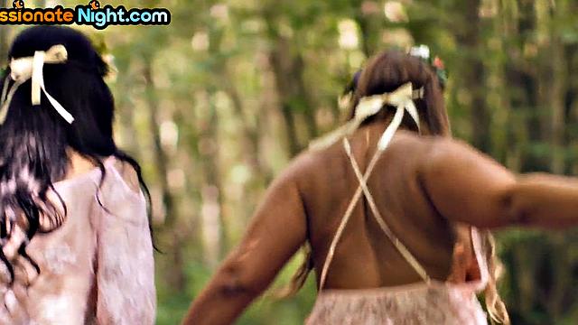 Facial loving slut in forest after giving head