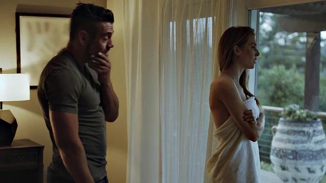 Squirting stepsister rides stepbrother in forbidden action