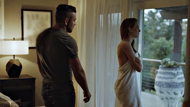 Squirting stepsister rides stepbrother in forbidden action