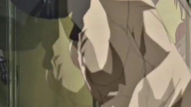 A muscular anime whore take on multiple cocks in a wild bukkake party