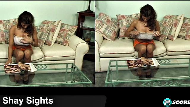 Шай Сайтс отвлекает мужа своими буферами, журнал отдыхает