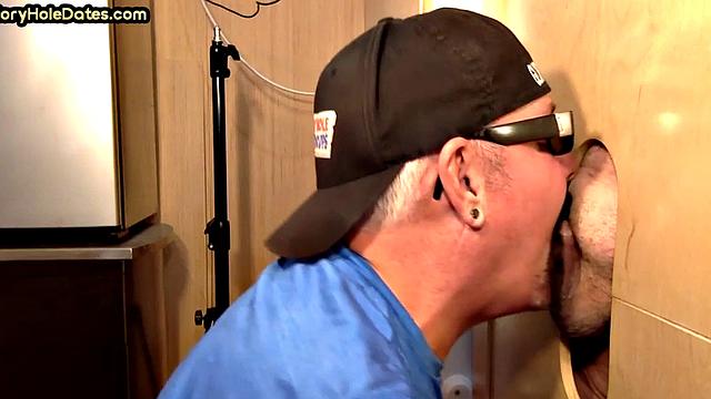 mature gay in amateur video sucks rod till facial