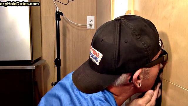 mature gay in amateur video sucks rod till facial