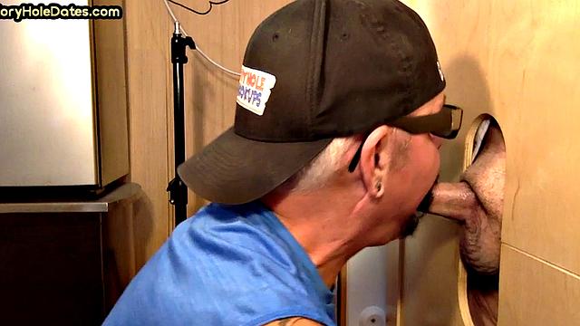 mature gay in amateur video sucks rod till facial