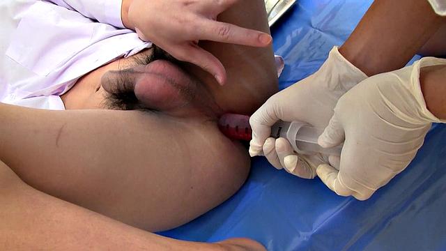 Asian twink breeded by medic in cowboy ways