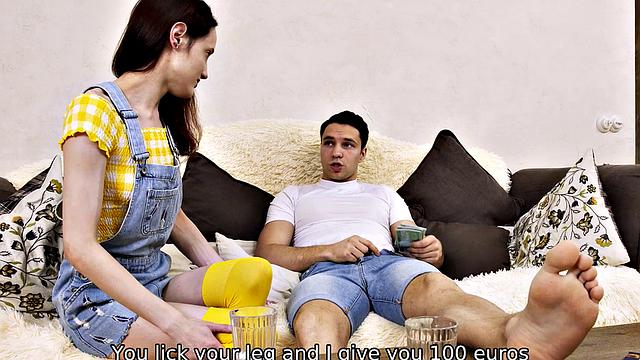 SISPORN. For cash skinny ginger agrees to have affair with stepbrother