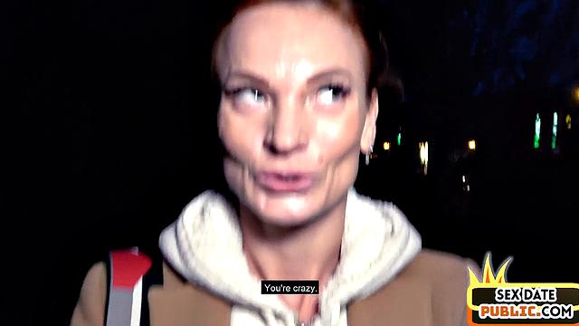 Public POV German MILF gets banged after outdoor sucking