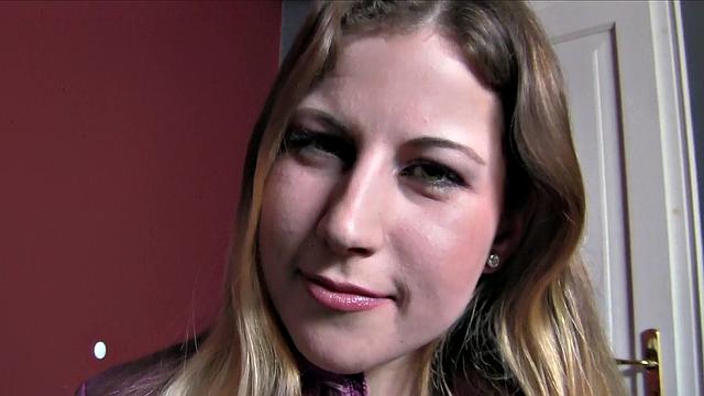 This curvy blonde knows how to get herself off with a good dick in every hole