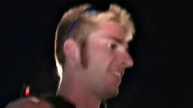 Slutty college teen does the splits on dick