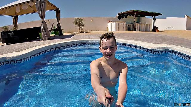 Relaxing with a Cock Stroking Twink - Taylor Blaze