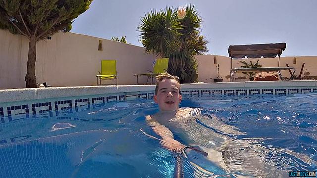 Relaxing with a Cock Stroking Twink - Taylor Blaze