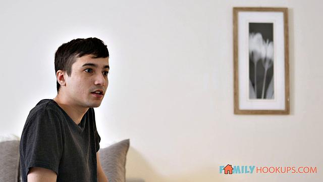 Avery Black catches her stepson sniffing her panties.