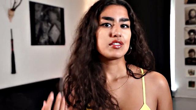 Nympho cocksucking slut spoiling guy