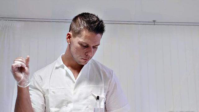 Watch Little Lying get her tight pussy pounded in the office and creamed on her tattooed ass