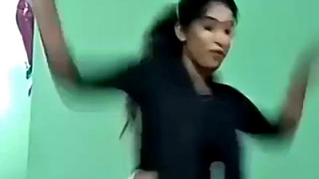 Ajina Menon Sexy Black Frock Tik Tok Actress 1