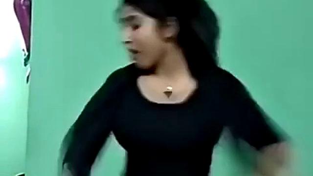 Ajina Menon Sexy Black Frock Tik Tok Actress 1