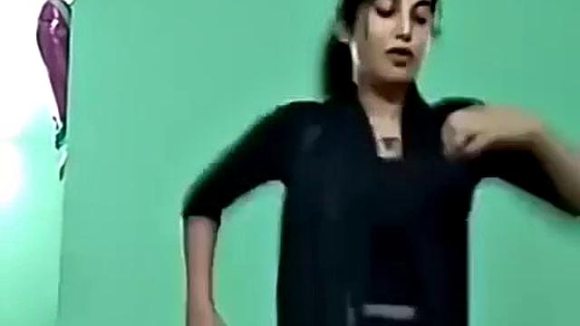 Ajina Menon Sexy Black Frock Tik Tok Actress 1