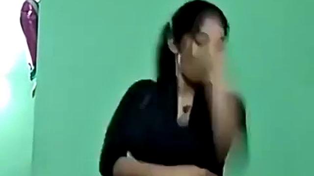 Ajina Menon Sexy Black Frock Tik Tok Actress 1