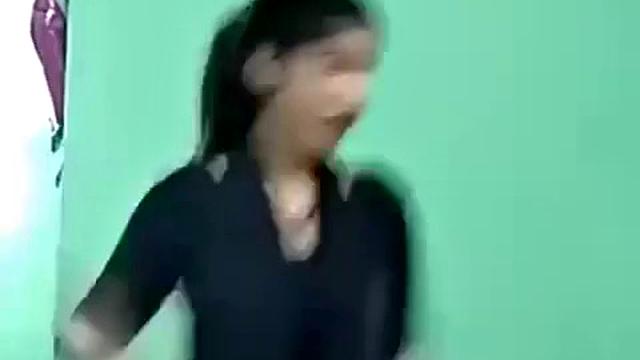 Ajina Menon Sexy Black Frock Tik Tok Actress 1