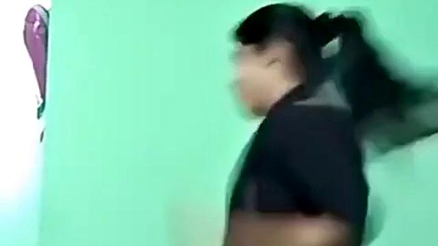 Ajina Menon Sexy Black Frock Tik Tok Actress 1