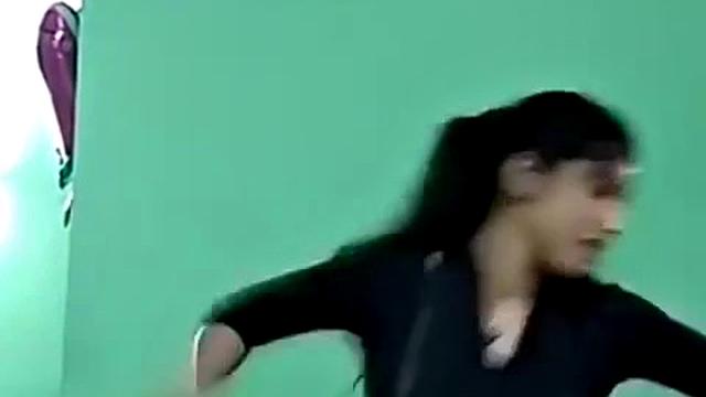 Ajina Menon Sexy Black Frock Tik Tok Actress 1