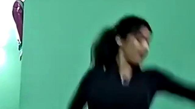 Ajina Menon Sexy Black Frock Tik Tok Actress 1