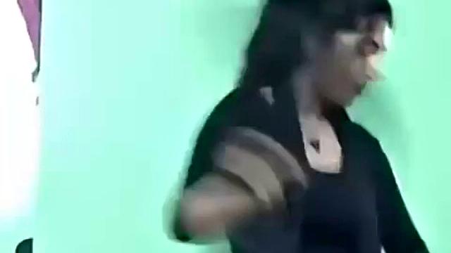 Ajina Menon Sexy Black Frock Tik Tok Actress 1