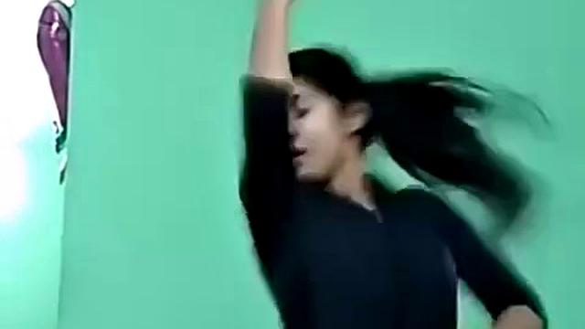Ajina Menon Sexy Black Frock Tik Tok Actress 1